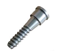 Safe Lock Vis pour mandrin de tour à bois, compatible avec les mandrins de 9,5/10,7/14,9 cm, construction en métal pour un montage sûr des petits ébauches de bol dans un tournage de précision, argent