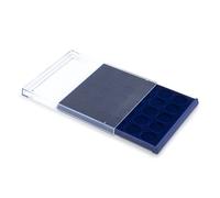 SAFE Plateau Nova 6332 - 30 Compartiments Ronds Ø 32,5 mm - pour pièces de 10 € & 10 DM - Empilable, Compatible Coffre-Fort - Format 250 × 195 × 17 mm