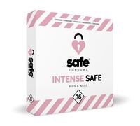 SAFE - Préservatifs - Nervurés et perlés - 36 unités