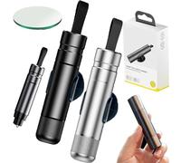 Safe Pro X Voiture,Safepro X Lot De 2 Marteaux D'urgence 2 En 1 Pour Voiture,Brise Vitre Coupe Ceinture,Marteau Brise Vitre Voiture Universal Pour Toutes Voitures (Noir + Argent)