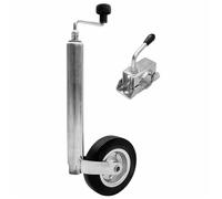 SAFE Roue jockey Winterhoff pour remorque tube Ø 48 mm + collier de serrage