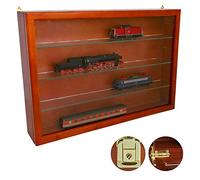 SAFE Schwbische Albumfab Vitrine de collection en bois acajou : env. 62 x 42 x 10 cm