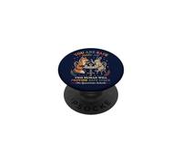 Safe Space LGBTQ Ally Fox Rabbit Citation Incluse PopSockets PopGrip Adhésif