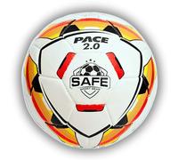 Safe Sport Gear Pace 2.0 Ballon de football professionnel, coque extérieure en TPU, texture aérodynamique, taille 5, toutes saisons