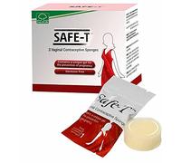 Safe-T Lot de 4 paquets de 12 éponges contraceptives sans hormones