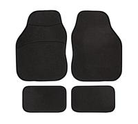 Safe Travel 27600 Universal Car Mats, Left Hand Drive (LHD), Carpet Heel, Black Binding
