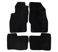 Safe Travel VAUXHALL CORSA D (2007-04/2014) HEAVY DUTY RUBBER CAR MATS WITH CLIPS ON CLIPS - 4 PIECE SET