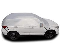 Safe View Housse de Voiture Demi-Taille imperméable, Coupe-Vent, Anti-poussière, Hiver été pour berline SUV (SUV YM (439,4-464,8 cm)