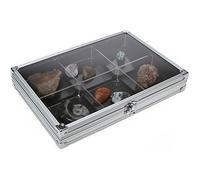 Safe Vitrine Aluminium à 6 Cases de 87 × 90 mm | Organisation compartimentée, vue d’ensemble immédiate et finition soignée pour une présentation durable.