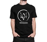 Safe Watch Dog T-Shirt Graphics Tee Black Tee Shirt M