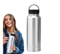 Safe Water Bottle - Insulated Sports Flask, Steel Drink Tumbler | Hidden Bottom Storage Compartment, Double Wall Vacuum Sealed Thermal Beverage Jug for Valuables