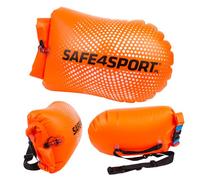 SAFE4SPORT PerfectSwimmer - bouée de sécurité Gonflable pour la Natation - bouée de Natation avec Une Poche pour Les Choses 20L