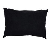 SAFECO-Coussin décoratif Huggy coloris noir en coton - 35 x 50 cm
