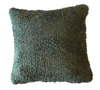 SAFECO-Coussin vert kaki en coton Moutmout - 45 x 45 cm