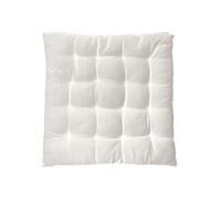 SAFECO-Galette de chaise en coton coloris blanc Serge Encre - 40 x 40 cm