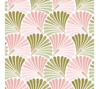 SAFECO-Vide poche en tissu à motif rose et vert Safeco Eros - 19 x 19 cm