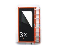 SafeCore Protection de Porte Anti-Poussière Premium 220 x 110 cm 3 Pièces - Housse Professionnelle en Tissu Non-Tissé Polypropylène Haute Densité pour Chantier et Rénovation Intérieure