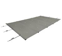 SafeDeluxe Bâche de Piscine, Couverture de poteaux, Couverture de sécurité en bâche de Camion sans poteaux (3,5m x 3,5m, Gris RAL7037)
