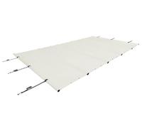 SafeDeluxe Bâche de Piscine, Couverture de poteaux, Couverture de sécurité en bâche de Camion sans poteaux (3,5m x 8,5m, Gris Clair RAL7035)