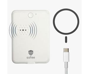 Safee - Boîtier Anti-Agression Magnétique - Alarme 105 DB, Mode Discret, Suivi en Temps Réel, Retransmission Vidéo & Audio Live, Sécurité Renforcée