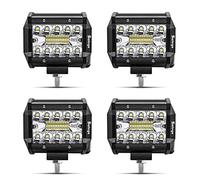 Safego 4" 60W Projecteur LED Lampe de Travail Barre LED Phare 6000LM