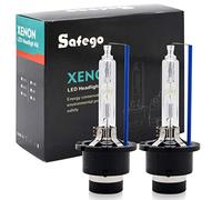 Safego D2S Xenon HID Ampoule 35W 8000K Bleu Froid 12V | Lampe à Décharge Phare Ampoule de Rechange HID Lampe Xénon