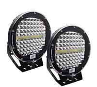 Safego Phare de Travail LED 9" 408W 40800LM, Phare LED Imperméable IP67, Feux Additionnels Projecteur Travail Led pour Moto, Voiture, Tracteur, Camion, SUV, Bâteau, Caravane, 1 ans de Garantie