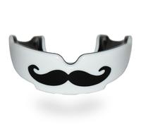 Safejawz Protège-dents Extro-Series Moustache Blanc/Noir Junior