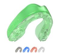 SafeJawz Sport Protège-dents Éléments TERRE, Protection intégrale pour Tous Les Sports, notamment Le Rugby, MMA, Hockey, Judo, Karate, Les Arts Martiaux et la Boxe (VERT)