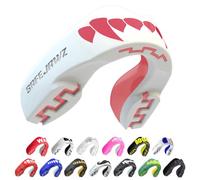 SAFEJAWZ Sport Protège-Dents/Gouttière Coque Dentaire Protege Dent. Protection intégrale pour Tous Les Sports, notamment Le Rugby, MMA, Hockey, Judo, Karate, Les Arts Martiaux et la Boxe