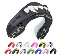 SAFEJAWZ Sport Protège-Dents/Gouttière Coque Dentaire Protege Dent. Protection intégrale pour Tous Les Sports, notamment Le Rugby, MMA, Hockey, Judo, Karate, Les Arts Martiaux et la Boxe