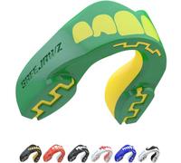 SafeJawz Sport Protège-dents / Gouttière Coque Dentaire Protege Dent. Protection intégrale pour Tous Les Sports, notamment Le Rugby, MMA, Hockey, Judo, Karate, Les Arts Martiaux et la Boxe (Ogre, Adulte (12+ Ans))