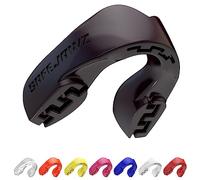 SAFEJAWZ Sport Protège-Dents Intro Séries. Protection intégrale pour Tous Les Sports, notamment Le Rugby, MMA, Hockey, Judo, Karate, Les Arts Martiaux et la Boxe (Erwachsene (12+ Jahre), Noir)