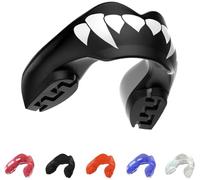 SAFEJAWZ Sport Protège-Dents pour Appareil Orthodontique. Protection intégrale pour Tous Les Sports, notamment Le Rugby, MMA, Hockey, Les Arts Martiaux et la Boxe (Fangz)