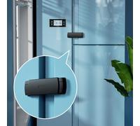 SAFELON 1 Pièce Amélioré Serrure de porte de réfrigérateur français de sécurité pour bébé, serrure de réfrigérateur à double porte à l’épreuve des enfants (Noir)