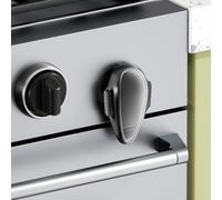 SAFELON 1 Pièce Verrou de sécurité pour four enfant, verrou de porte de four de cuisine pour bébés et tout-petits (Noir)