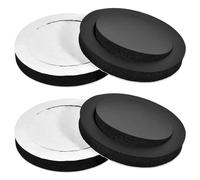 SaferCCTV 4 Pcs 6.5 "Kit de système de Haut-Parleur Universel en Mousse de Voiture,éponge Auto-adhésive Mousse de Haut-Parleur de Voiture à Rebond élevé,Anneau Tampon en Coton insonorisé