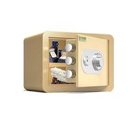 Safes 30cm Safe,Office Small-Scale Mechanical Deposit Box All Steel Anti-Smashing Wall-Safes with Keys,C