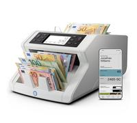 Safescan 2485-SC Compteuse de billets comptant la valeur de billets mélangés - Compteuse de billets avec détection de faux billets sur 8 points - App gratuite Safescan