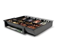 Safescan 4141T1 bac amovible qui organise votre argent à l'intérieur de votre tiroir-caisse - Bac avec 4 emplacements billets et 8 emplacements pièces - Convient au tiroir Safescan SD-4141 et HD-4141