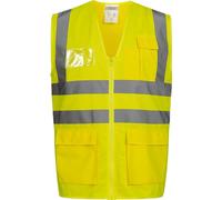 Feldtmann Gilet de sécurité ALBIN Gr.L jaune 100%PES EN ISO 20471 Kl.EN ISO 13688 FELDTMANN Quantité:1