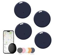 Safesync GPS Tracker, Safe Sync GPS Tracker, Real-Time Location Tracker with Magnetic Case, for Vehicles, Cars, Trucks, Loved Ones, Waterproof & Magnetic (4 PCS Navy)