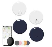 Safesync GPS Tracker, Safe Sync GPS Tracker, Real-Time Location Tracker with Magnetic Case, for Vehicles, Cars, Trucks, Loved Ones, Waterproof & Magnetic (2 PCS White+2 PCS Navy)