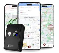 SafeTag Mag 4G - Traceur GPS magnétique 4G LTE Rechargeable pour Voiture,34 à 195 Pays, autonomie de 90 Jours, Suivi et alertes en Temps réel, essai Gratuit de 7 Jours + Carte SIM Incluse