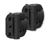 Safetech CoilKlik Charnières de portail en vinyle PVC à fermeture automatique - Parfaites pour les clôtures en métal, bois, aluminium, portail de jardin - Charnière de portail - Charnière de portail