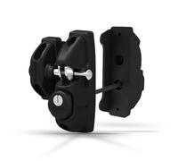 Safetech Hardware Lot de 2 loquets de portail à deux côtés - Verrou de portail verrouillable à clé - Loquet de sécurité pour différents portails - 2 crochets de verrouillage indépendants - Loquet de