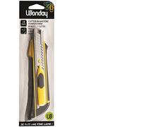 SAFETOOL Cutter professionnel 2 en 1 - corps bi-matière - armature métal - 18 mm