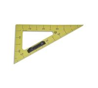SAFETOOL Equerre 60° en plastique incassable jaune graduée 50 cm avec poignée noire amovible pour tableau