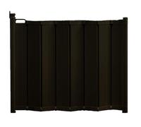 Safetots Barrière Automatique Rétractable pour Bébé, Barrière Pliable pour Escalier, Sécurité Rétractable pour Bébé, 55cm - 89cm, Couleur Noir