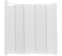 Safetots Barrière Automatique Rétractable pour Bébé, Barrière Pliable pour Escalier, Sécurité Rétractable pour Bébé, 55cm - 89cm, Couleur Blanc